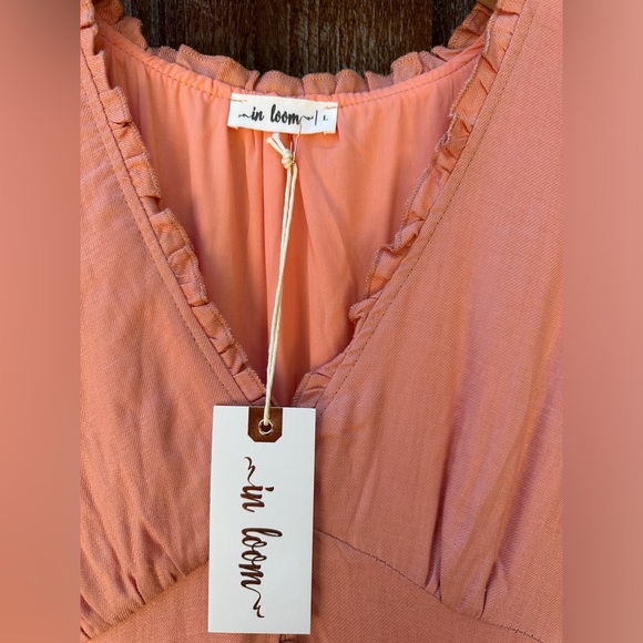 In loom midi tiered dress size L - Picture 8 of 10